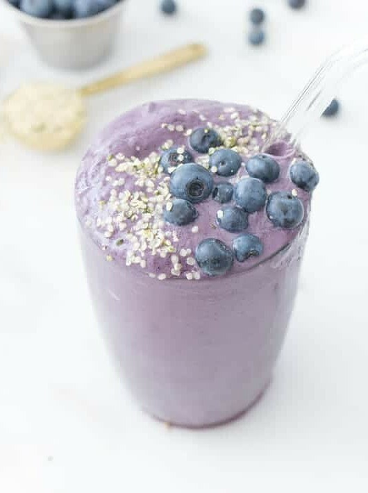 Blueberry Veggie Smoothie