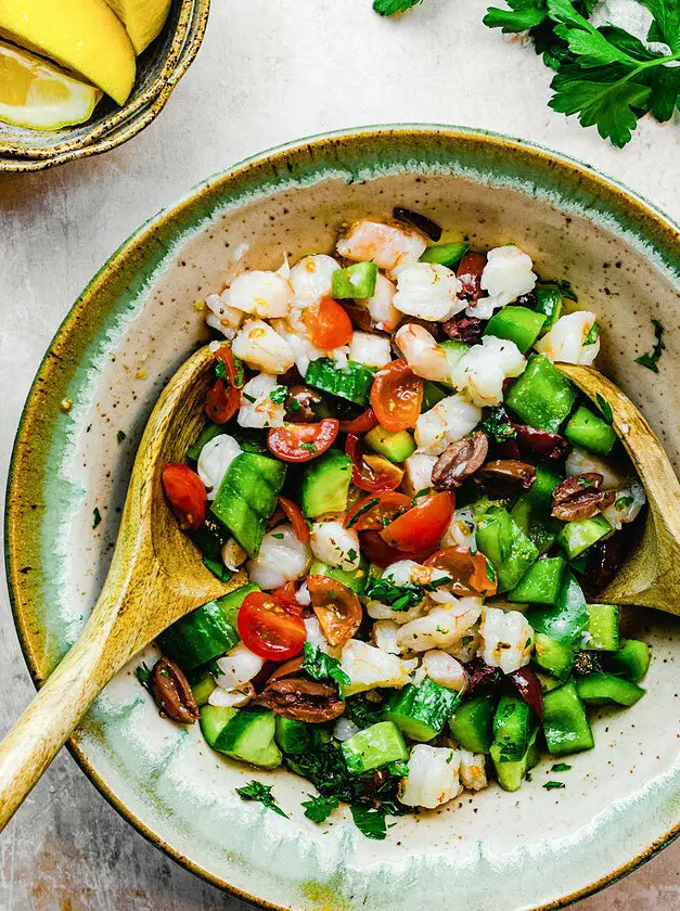 Mediterranean Shrimp Salad