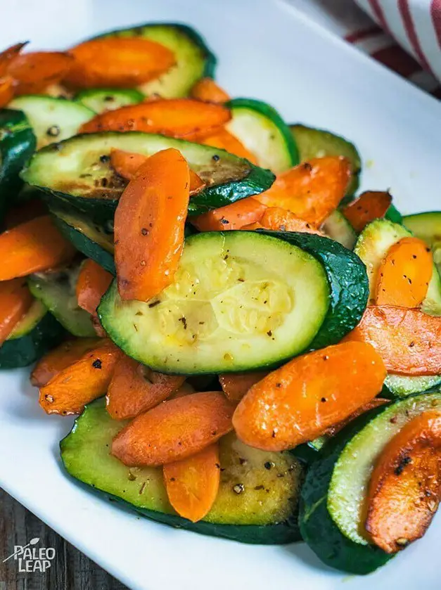 Sautéed Carrots and Zucchini