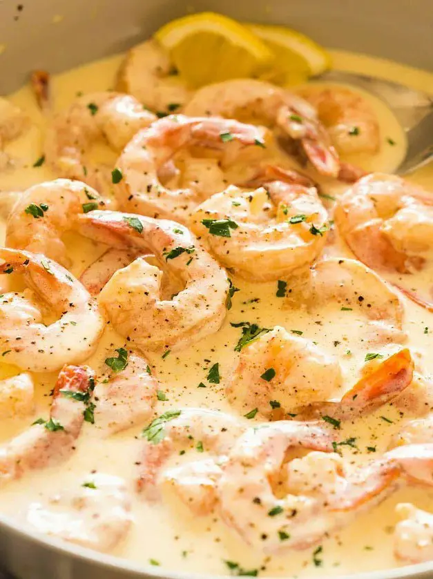 Creamy Garlic Shrimp