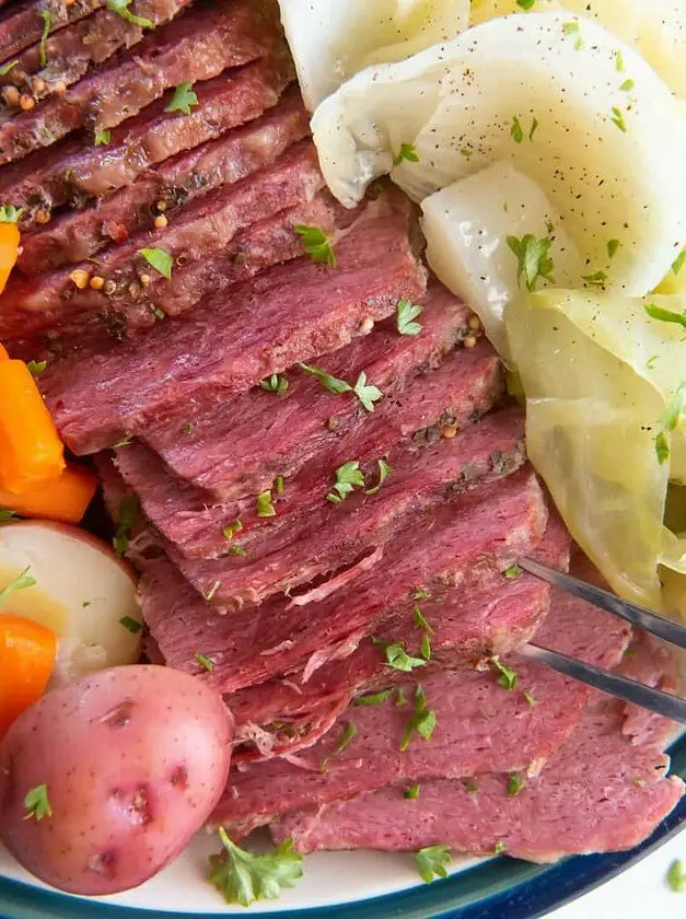 Dutch Oven Corned Beef and Cabbage