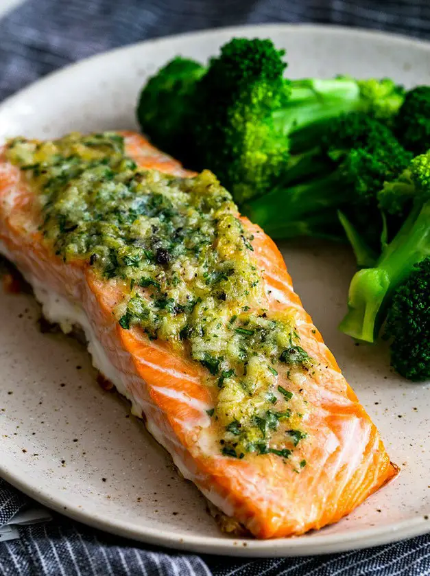 Garlic Butter Baked Salmon