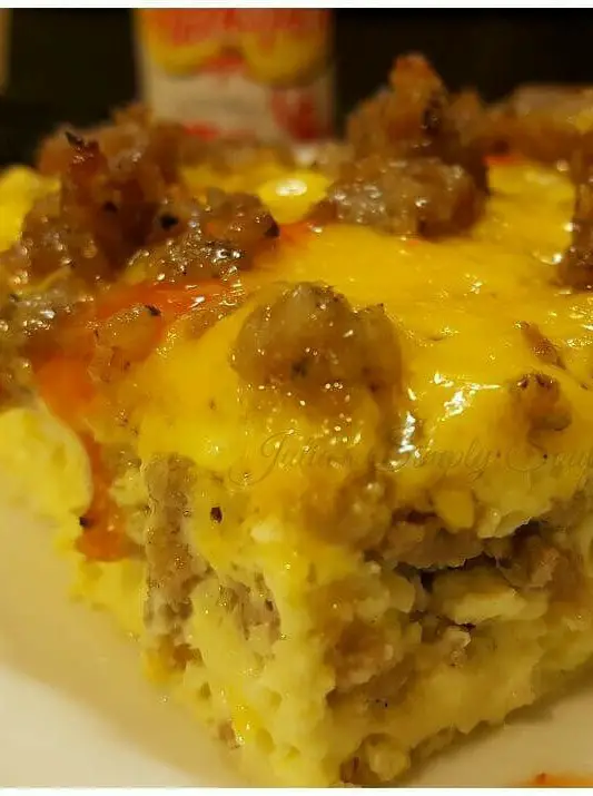 Sausage Egg and Cheese Breakfast Casserole