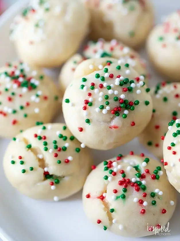 Italian Sprinkle Christmas Cookies