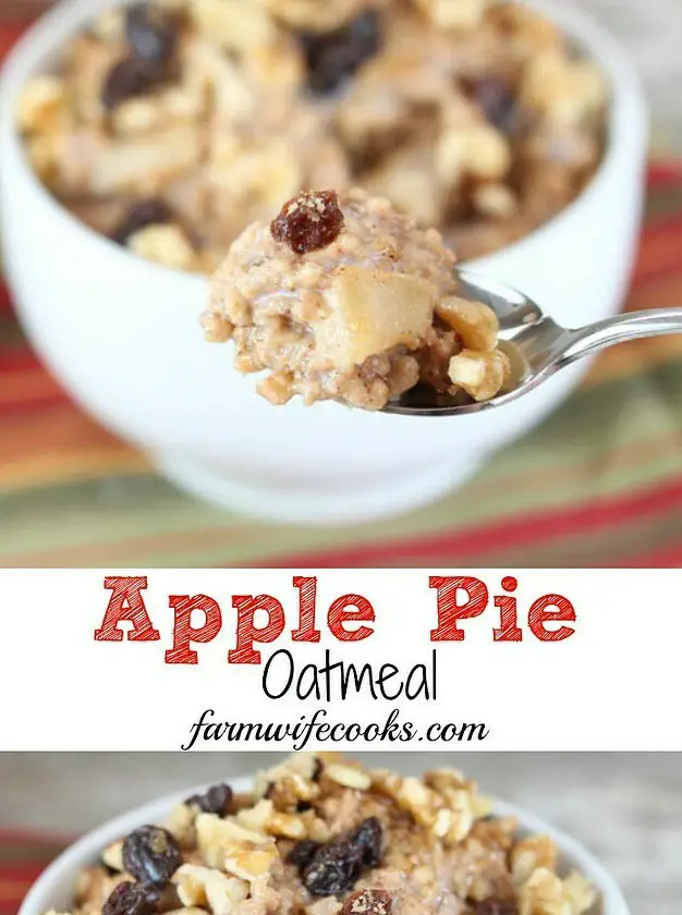 Apple Pie Oatmeal