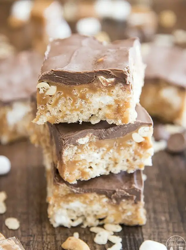 Snickers Rice Krispie Treats