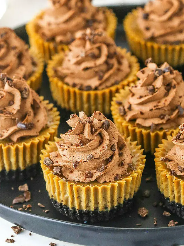 Mini Coffee Cheesecakes