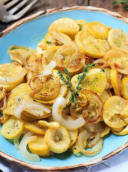 Summer Squash and Onions