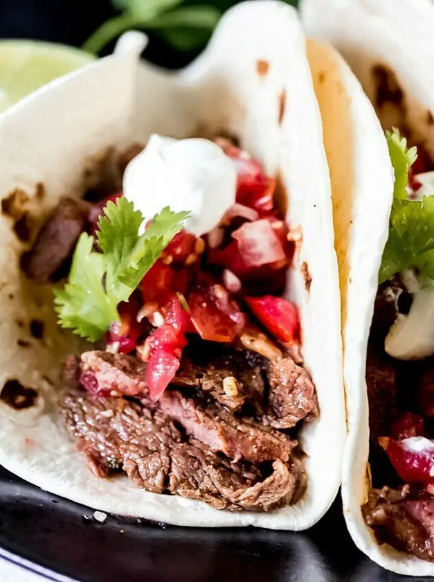 Air Fryer Steak Tacos