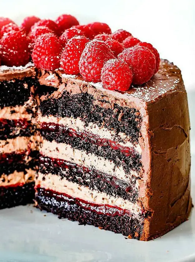 Chocolate Raspberry Cake