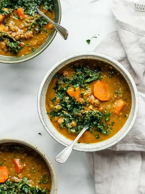 Slow Cooker Vegan Lentil Soup