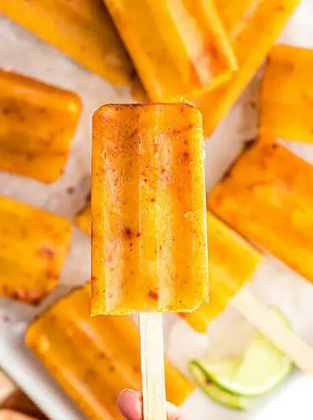 Mango Tajin Popsicles