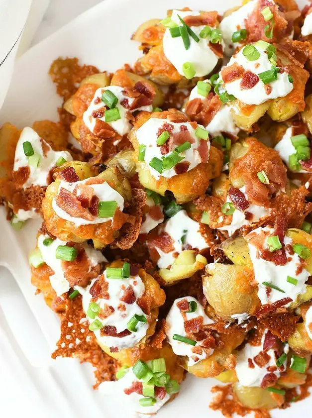 Loaded Smashed Baby Potatoes