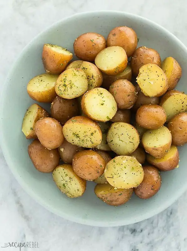 Garlic Herb Instant Pot Potatoes