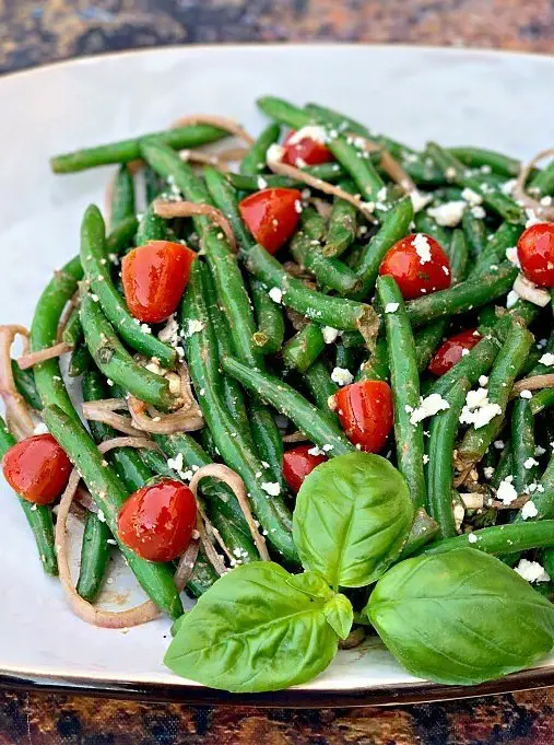 Cold Balsamic Green Bean Salad