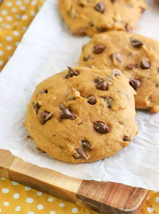 Pumpkin Chocolate Chip Cookies