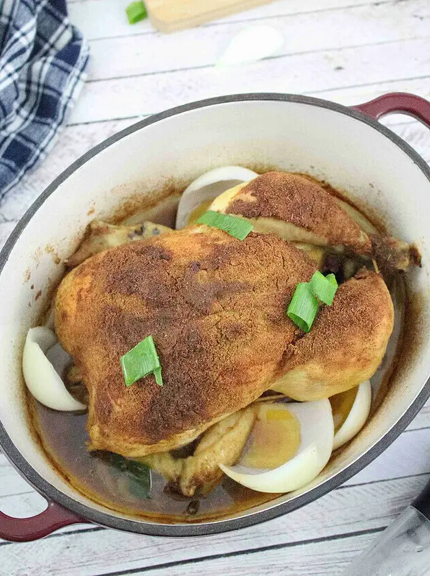 Juicy Dutch Oven Chicken