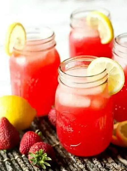 Sparkling Strawberry Punch