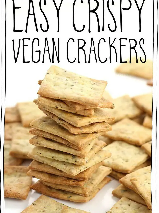 Easy Crispy Vegan Crackers