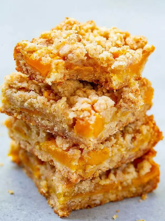 Mango Oatmeal Crumble Bars