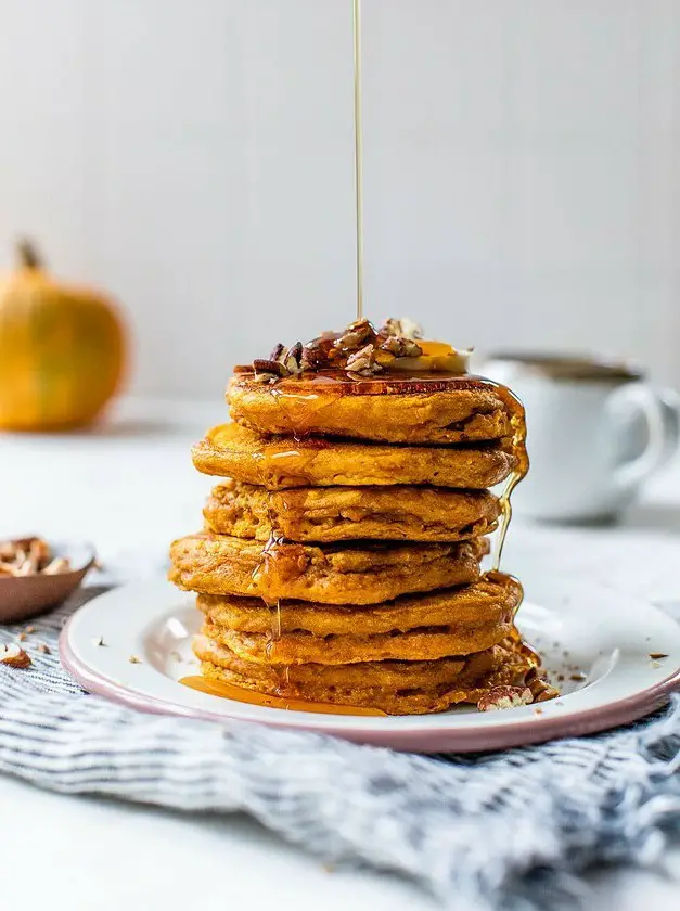 Healthy Pumpkin Pancakes