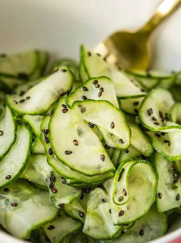 Simple Asian Cucumber Salad