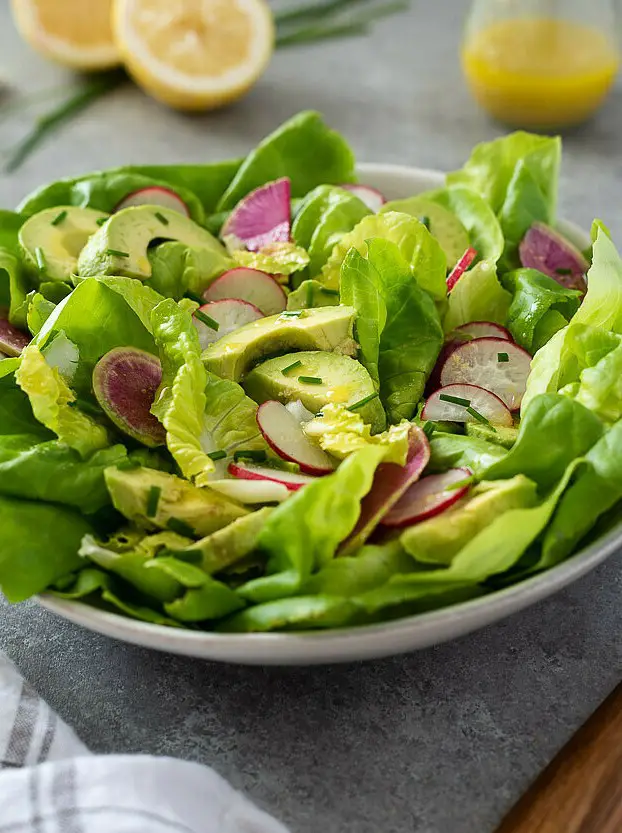 Butter Lettuce Salad with Lemon Dijon Dressing