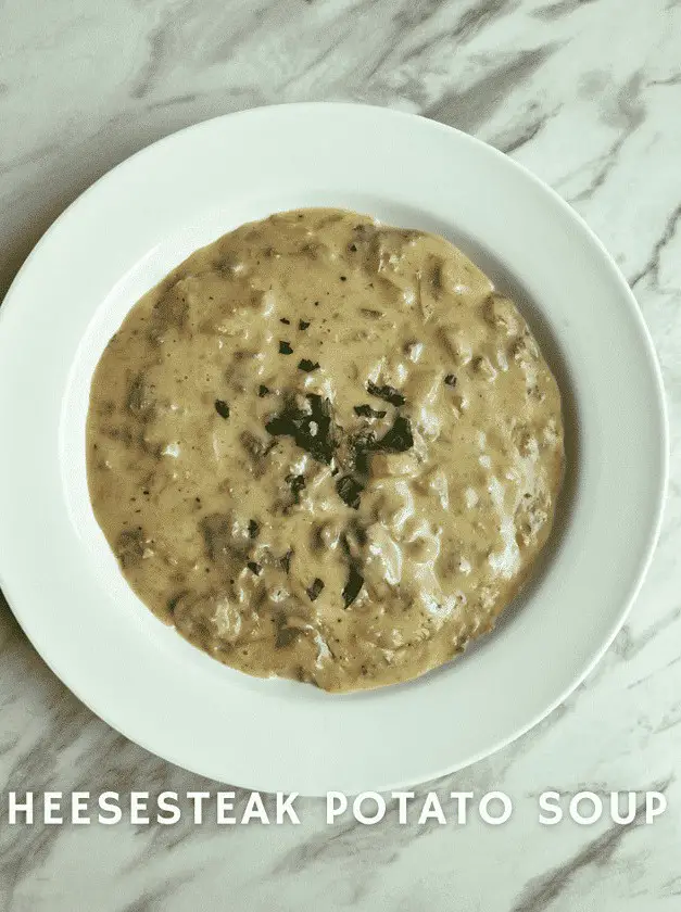 Cheesesteak Potato Soup