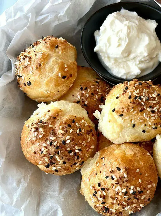 High Protein Bagel Bites