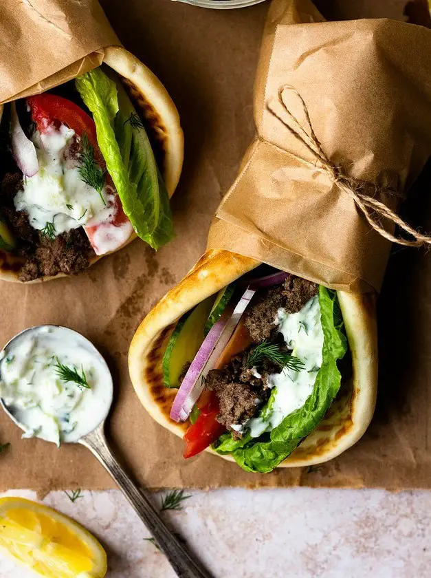 Ground Beef Gyros