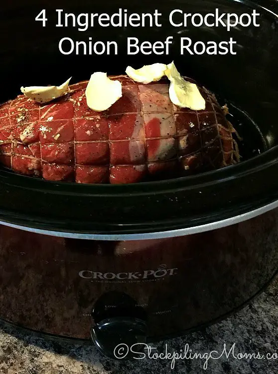 Slow Cooker Beef Onion Chuck Roast