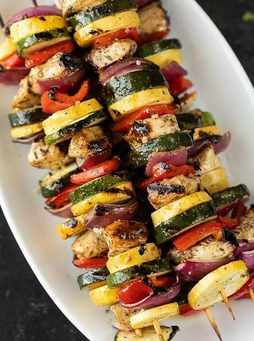 Grilled Chicken Kabobs