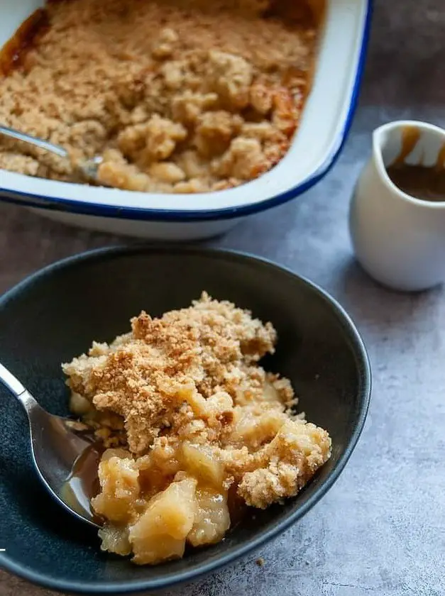 Toffee Apple Crumble