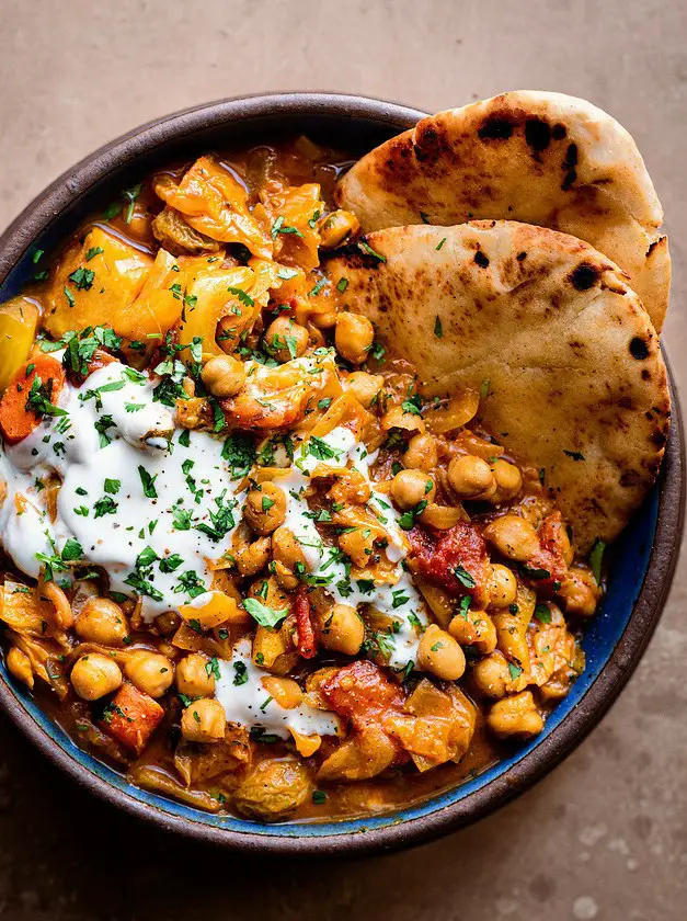 Braised Indian Chickpea Stew