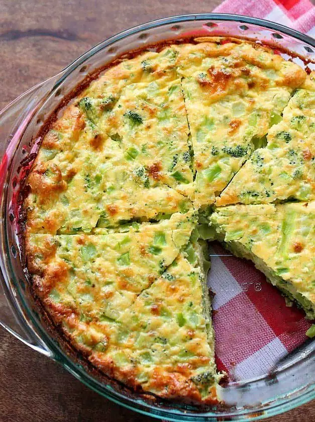 Crustless Broccoli Quiche