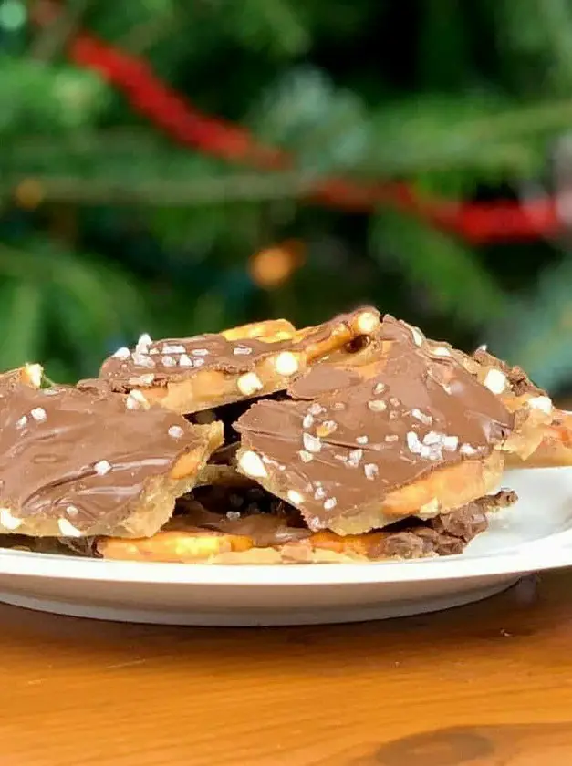 Pretzel Toffee Bark