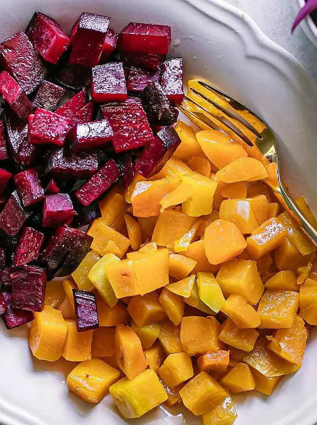 Roasted Butternut Squash and Beets