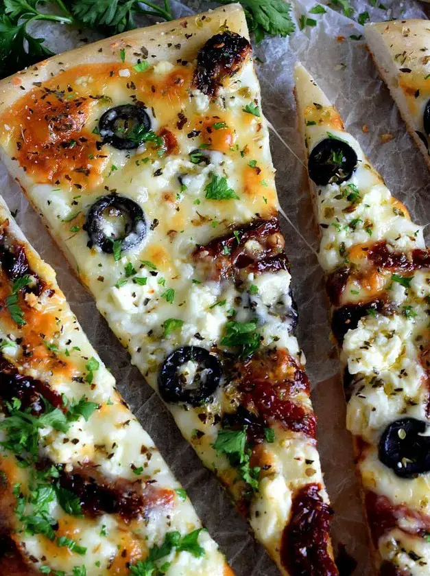 Homemade Mediterranean Flatbread