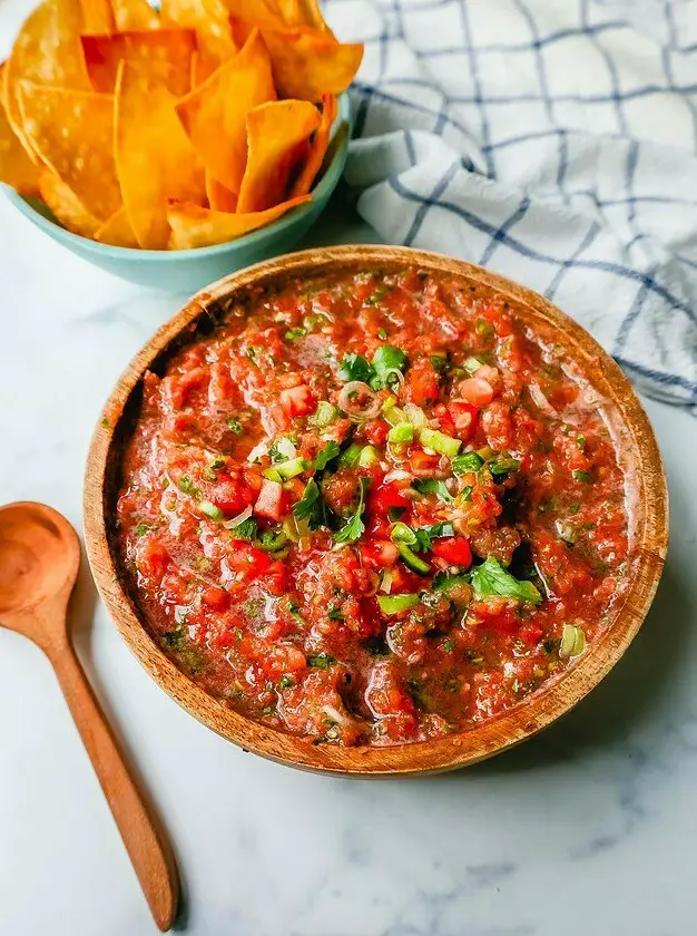 Homemade Restaurant Style Salsa