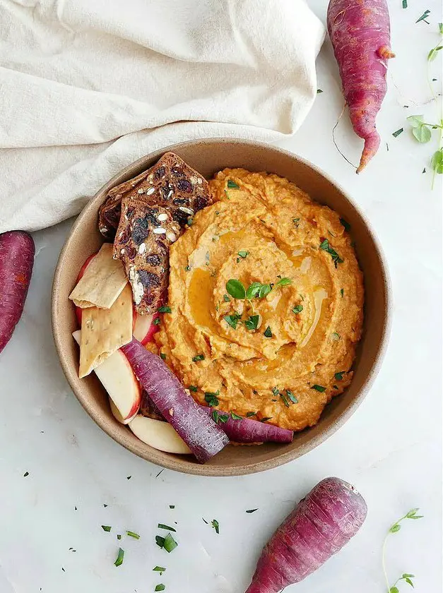 Purple Carrot Hummus