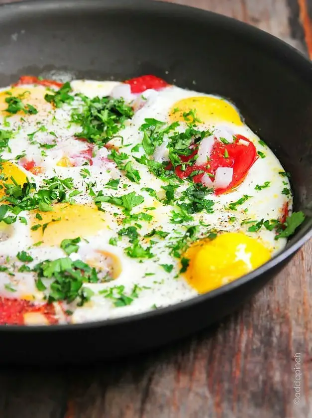 Tomato Baked Eggs