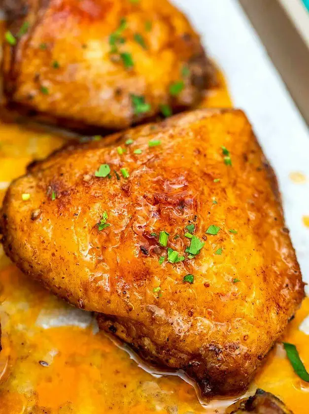 Crispy Baked Chicken Thighs