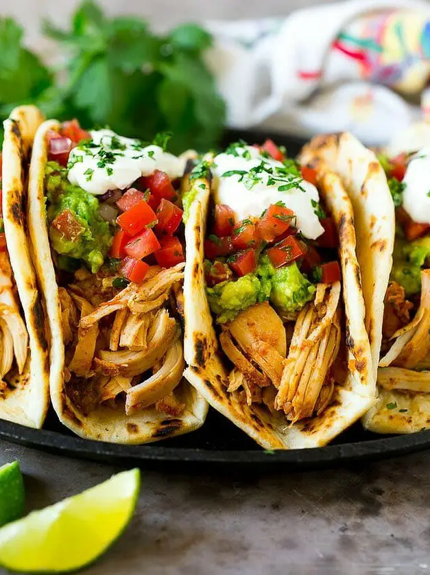 Slow Cooker Chicken Tacos