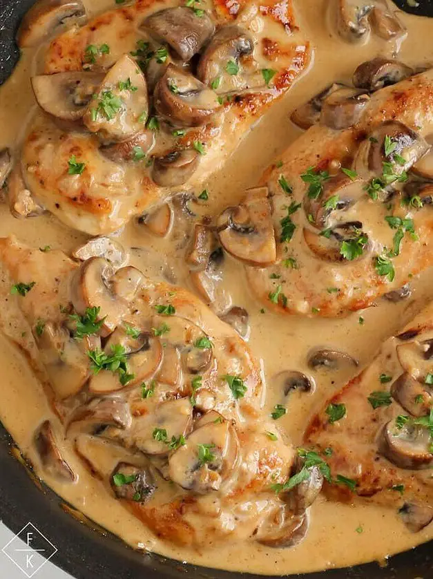 Keto Chicken Marsala