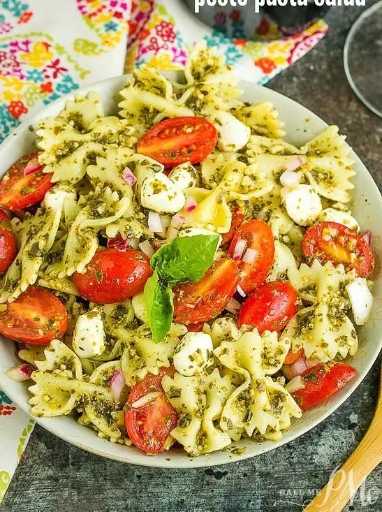 Bowtie Pesto Pasta Salad