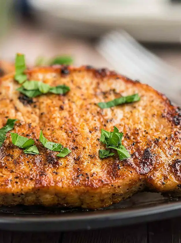 Grilled Boneless Pork Chops