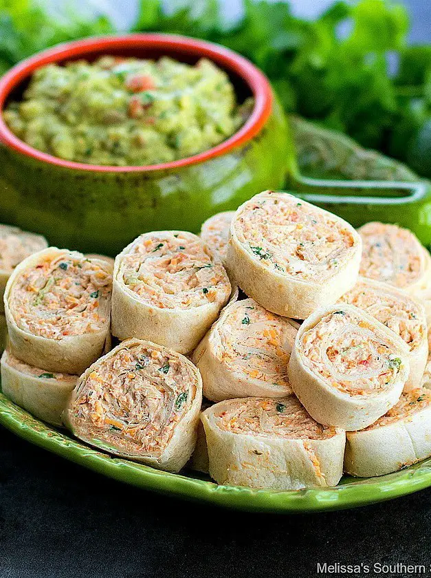 Easy Chicken Taco Pinwheels