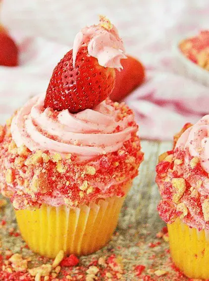 Strawberry Shortcake Cupcakes