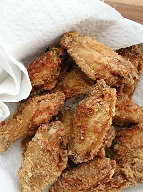 Dutch Oven Fried Chicken Wings