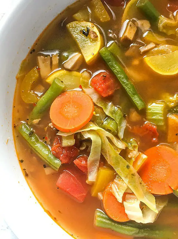 Low Calorie Keto Vegetable Soup